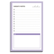 Bordered Check List Notepads Image 2 of 4